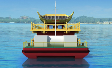 东江湖客船“金龙舫”